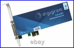Digigram LoLa 280 PCIe 8-Channel Pro Audio Soundcard + XLR Breakout Cable