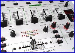 Djm-500 5-channel Professional Dj Mixer Live Sound Mixer Desk Effects Eq MIC In