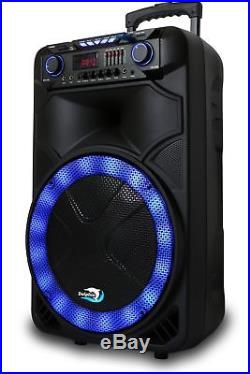 Dolphin 2100W Rechargeable 15 Bluetooth Tailgate Speaker with LED's SP-1500RBT