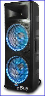 Dolphin SPX-280BT Elite Series Dual 15 Professional DJ PA Party Speaker 2x15