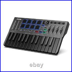 Donner USB-C MIDI Keyboard DJ Controller OLED 25 Key 8 Drum Pads Touch Bar