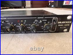 Drawmer DS201 Dual Channel Noise Gate 1U Rack Working
