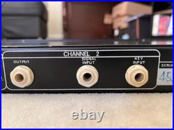 Drawmer DS201 Dual Channel Noise Gate 1U Rack Working