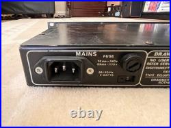 Drawmer DS201 Dual Channel Noise Gate 1U Rack Working