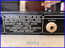 Drawmer DS201 Dual Channel Noise Gate 1U Rack Working