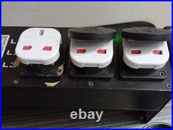 Dynacord 2U Rackmount Power Distro 9 Universal/UK Mains Socket 19 Unit