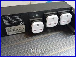 Dynacord 2U Rackmount Power Distro 9 Universal/UK Mains Socket 19 Unit Dynacord 2U Rackmount Power Distro 9 Universal/UK Mains Socket 19 Unit