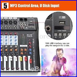 ELM CT-120S 12 Channel Professional Live Studio Audio Mixer USB Mixing Console