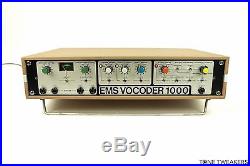 EMS VOCODER 1000 2000 Vintage Analog Rack Cylon Robot Electronic Voice Effect