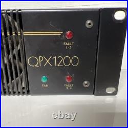 Eminence Audio QPX1200 4 Channel Power Amplifier UK PA Rack Amp Tested Working