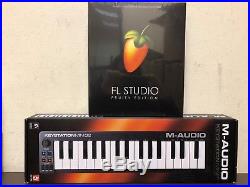 FL Studio 20 Fruity Bundle Image Line With Mini USB MIDI Keyboard New