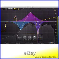 FabFilter PRO-Q 3 Equalizer Fab Filter EQ 2 Audio Software Plug-in NEW Version 3