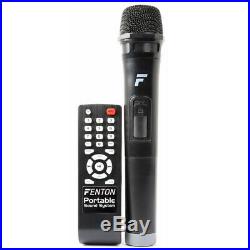 Fenton FPS12 Portable Bluetooth PA Speaker System Aerobics Busking Battery Power