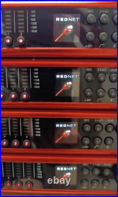Focusrite RedNet MP8R 8-Channel Dante Microphone Preamp, Remote Controllable Pre