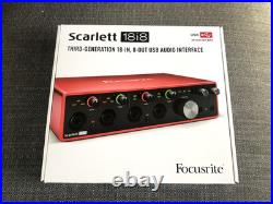 Focusrite Scarlett 18i8 3rd Gen Audio Interface