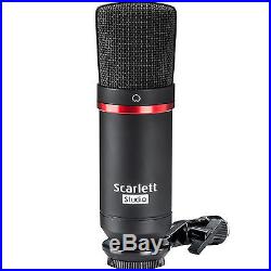 Focusrite Scarlett 2i2 (2nd Gen) Studio Recording Bundle with Pro Tools First