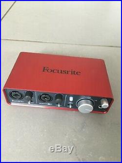 Focusrite Scarlett 2i2 Audio Interface home recording