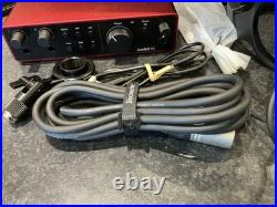 Focusrite Scarlett 2i2 Studio Bundle Audio Interface Mic Headphones & Cable