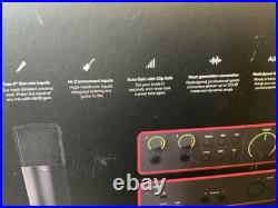 Focusrite Scarlett 2i2 Studio Bundle Audio Interface Mic Headphones & Cable