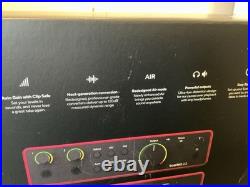 Focusrite Scarlett 2i2 Studio Bundle Audio Interface Mic Headphones & Cable