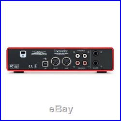 Focusrite Scarlett 2i4 2nd Gen USB Audio MIDI Interface + Pro Tools & Ableton