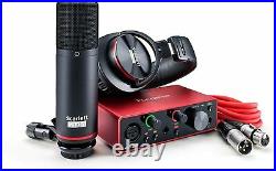 Focusrite Scarlett Solo Studio (3rd Gen) USB Audio Interface Recording Bundle