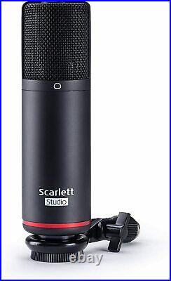 Focusrite Scarlett Solo Studio (3rd Gen) USB Audio Interface Recording Bundle