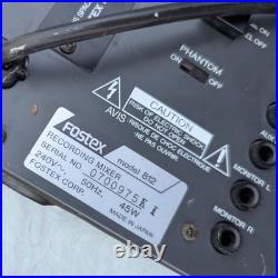 Fostex Model 812 12-Channel Recording Mixer Vintage Made in Japan