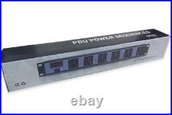 GAX 1006 Professional 6 Channel Audio Power Sequencer Controller