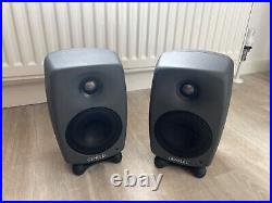 GENELEC 8020D Active Studio Monitors (PAIR) + IsoAcoustics 155 STANDS + 2xCables