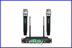 GTD 2 x100 Channel UHF Wireless Handheld Microphone Mic System 500 Mhz Band B-11