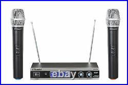 GTD Audio 2 Channel VHF Handheld Wireless Microphone System (Brand New) V-28H