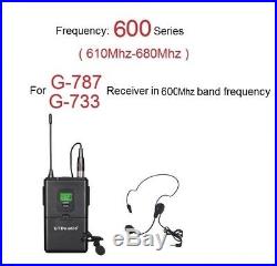 GTD Audio Belt Pack Transmitter for G-787, G-733 system in 600Mhz Frequency II