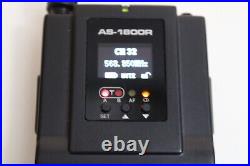 Galaxy Audio AS-1800R Wireless Bodypack Receiver B3/554-570 MHz Range Any Spot