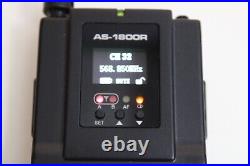 Galaxy Audio AS-1800R Wireless Bodypack Receiver B3/554-570 MHz Range Any Spot