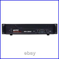 Gemini XGA-3000 Professional Stereo 3000W PA Power Amplifier 19 Rack Amp