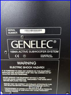 Genelec 1094A 15inch Active Studio Subwoofer