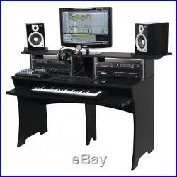 Glorious Workbench Black Work Station Desk Bench for Music Production Studio