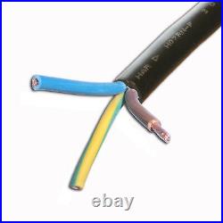 H07RN-F Tough Rubber Mains Cable. Outdoor, Events. 240v Mains