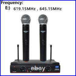 Handheld Microphones Transmitter Professional Karaoke Dual Wireless System Tools