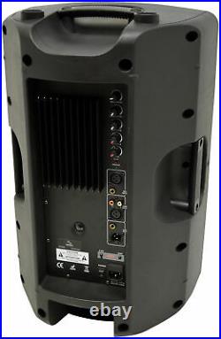 Harmony Audio HA-C12A Pro DJ 12 Powered 800W Active PA Speaker & 15FT XLR Cable