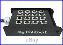 Harmony Audio HA-SB16100 XLR Snake Cable 16 Channel 100 Feet (12 Send 4 Returns)