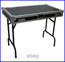 Harmony HCTABLE Portable 36 Wide DJ Workstation Table 30 Height