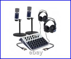 Home Studio Recording Kit Podcast Music Mixer Equipment Condenser Microphone Set