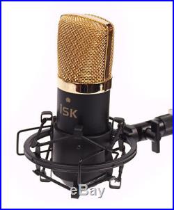 Home Studio Vocal Recording Package iSK BM-700 Condenser Mic + USB Interface