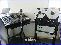 Home studio recording bundle. Tascam multi track 1/2 tape recorder
