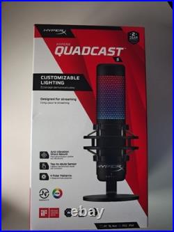 HyperX QuadCast S RGB LED USB Cardioid Microphone Black