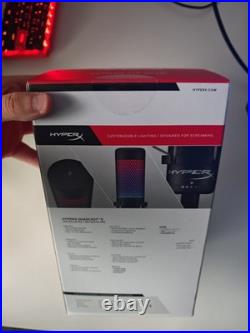 HyperX QuadCast S RGB LED USB Cardioid Microphone Black