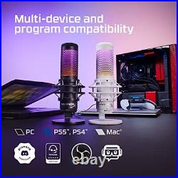 HyperX QuadCast S RGB USB Condenser Microphone for PC, PS4 and Mac