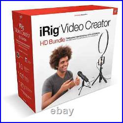 IK Multimedia iRig Video Creator HD Live Stream Podcast Bundle